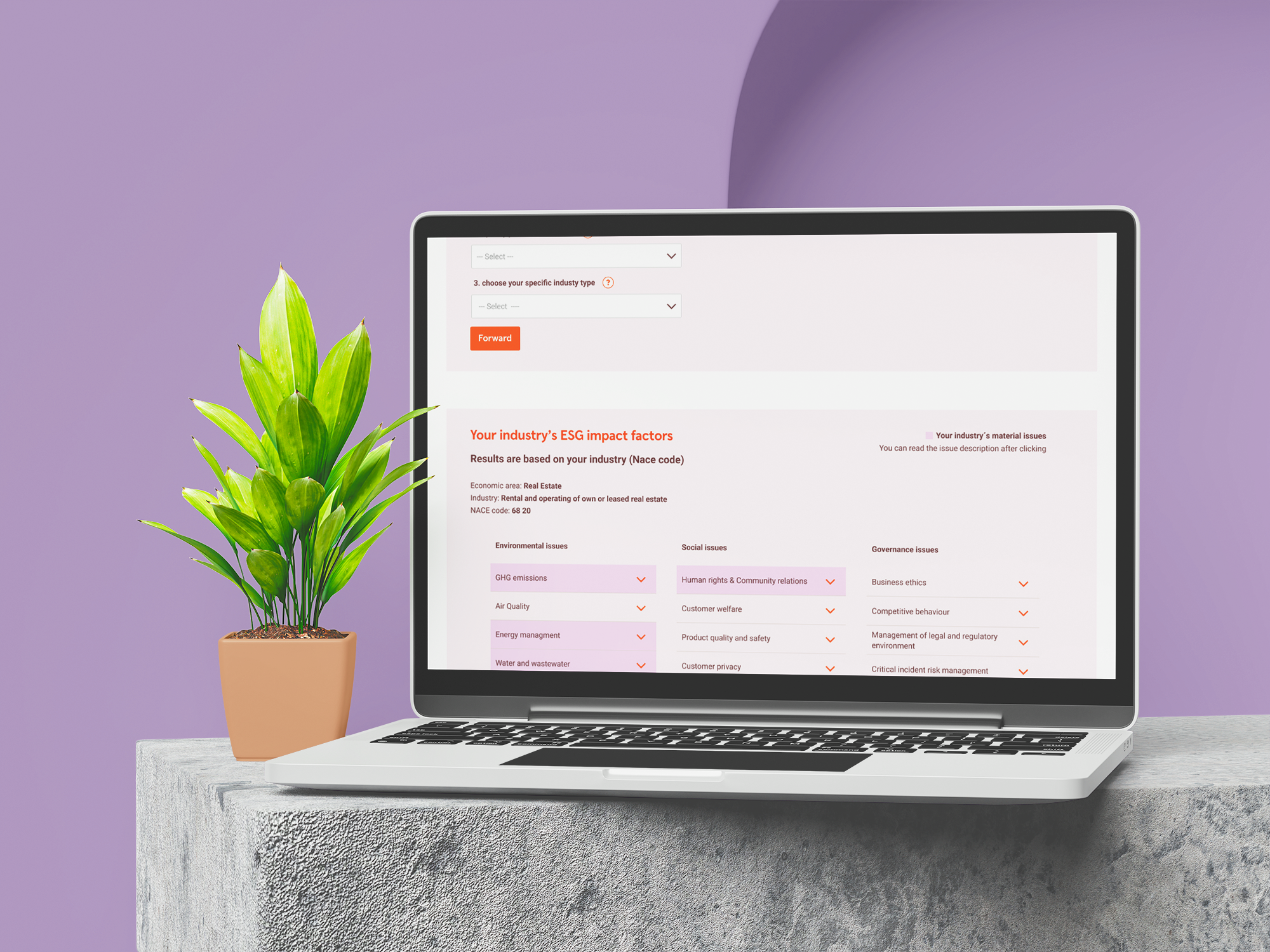 Swedbank ESG tool